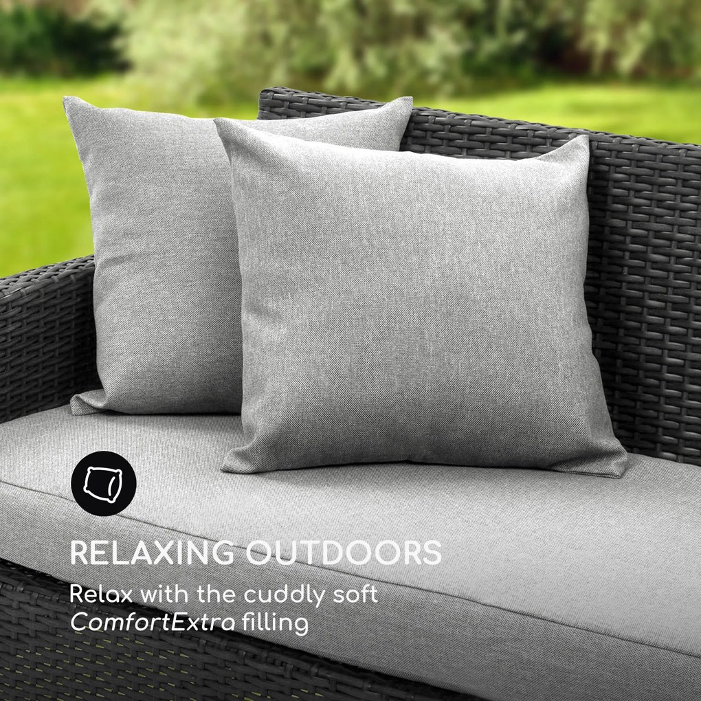 Blumfeldt Titania Pillows, vankúš, polyester, nepremokavý, melírovaný svetlosivý﻿