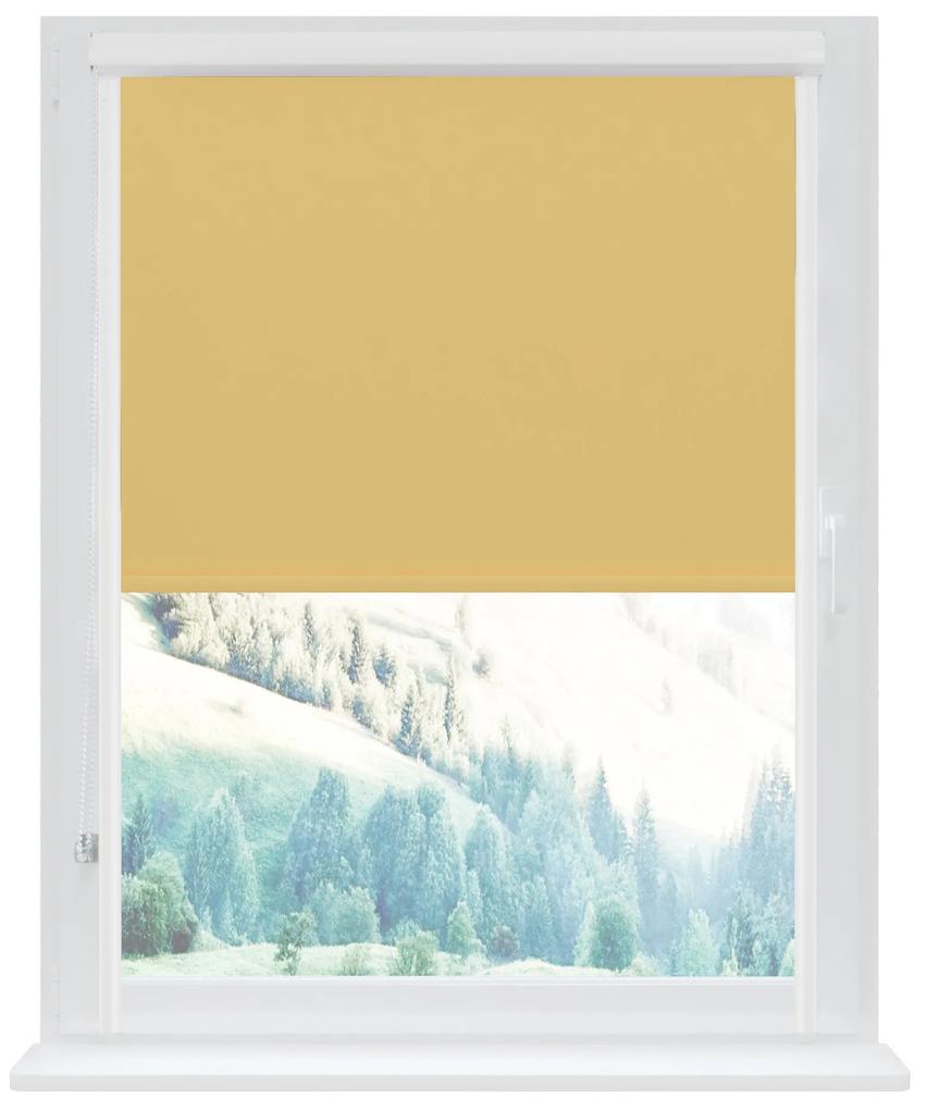 Dekodum Klasická mini roleta v bielej kazete, farba látky Vanilka Šířka (cm): 64, Dĺžka (cm): 150, Strana mechanizmu: Práva