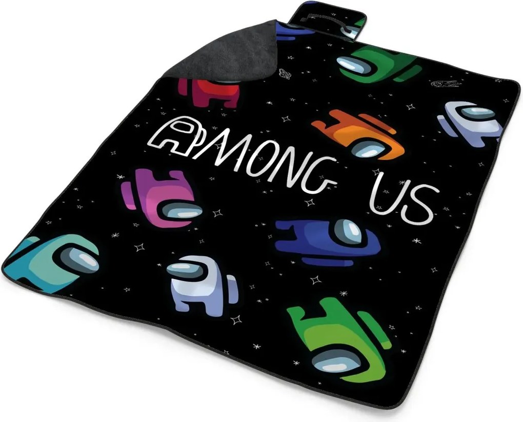 Sablio Plážová deka AMONG US Levitujúci vo vesmíre: 200x140 cm