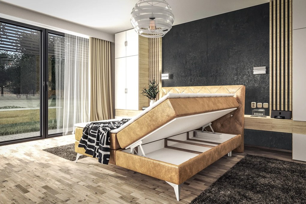 MANŽELSKÁ POSTEĽ ADELA 200x200 FRENCH VELVET 685