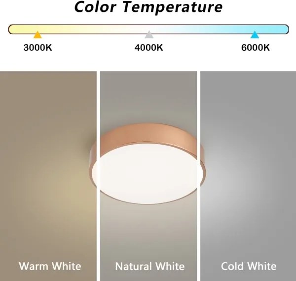 BRILAGI - LED stropné svietidlo POOL LED/24W/230V 3000/4000/6000K priemer 20 cm bronzové