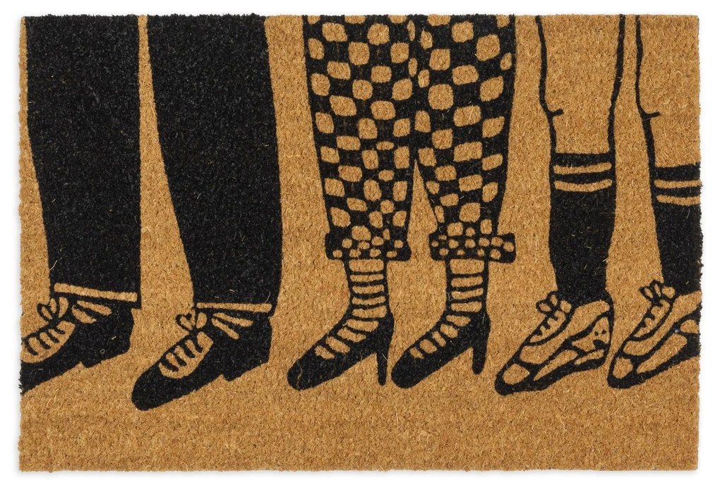 helen b Rohožka z kokosového vlákna Feet 60 x 40 cm