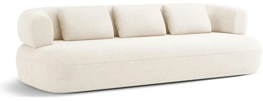 Béžová pohovka z textílie bouclé 226 cm Jenny – Micadoni Home