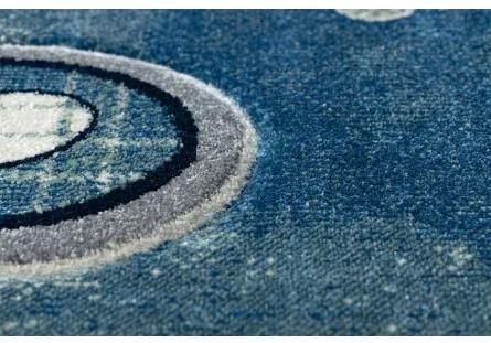 Sammer Modrý detský koberec s helikoptérou GR4288 160 x 220 cm