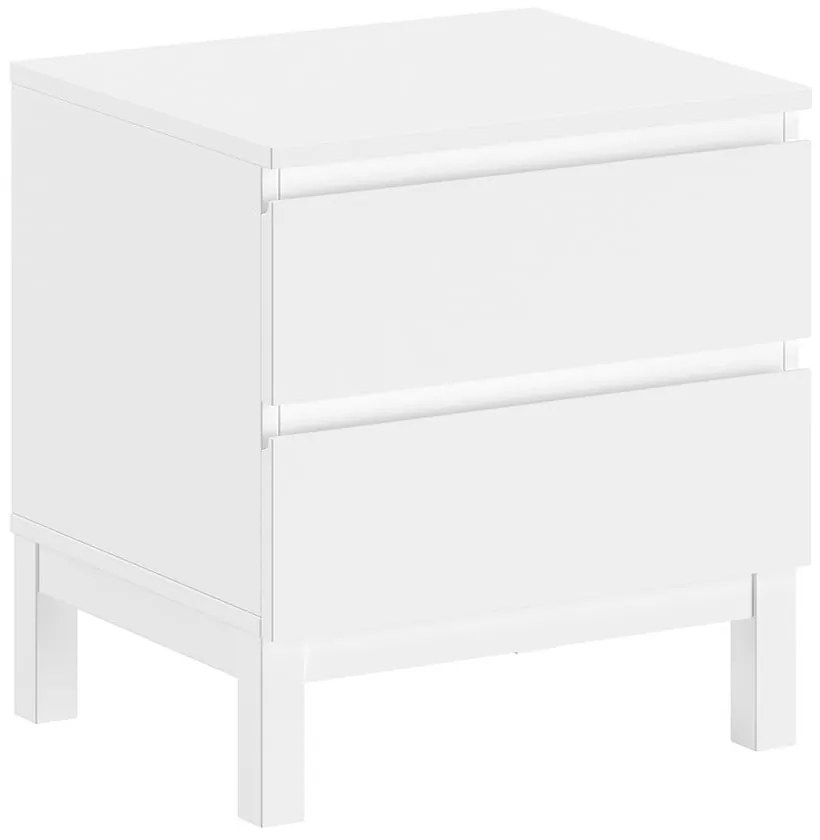 Biely detský nočný stolík Eva – Vipack