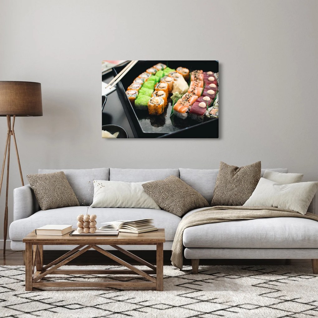 Obraz - Sushi (90x60 cm)