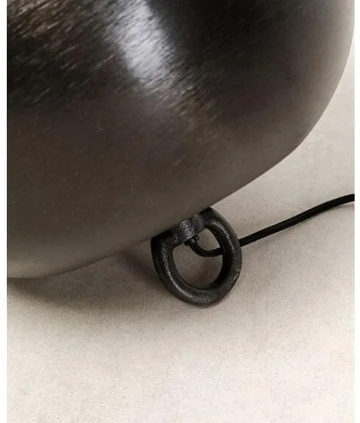 Apollon stojacia lampa čierna Ø35 cm