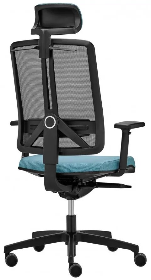 RIM -  RIM Kancelárska stolička FLEXi XXL FX 1102A 1103A čalúnenie BLAZER, FLAX
