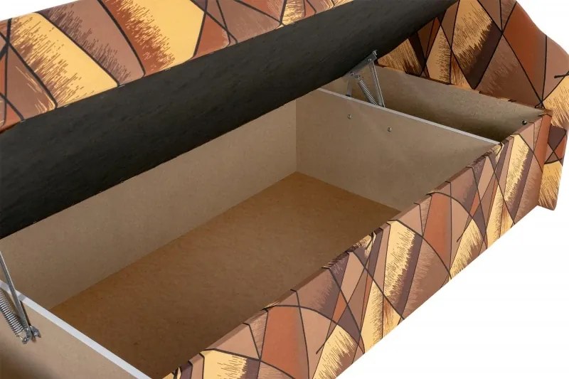 Manželská posteľ Jitka, hnedá (matrac štandard vzor č. 37)