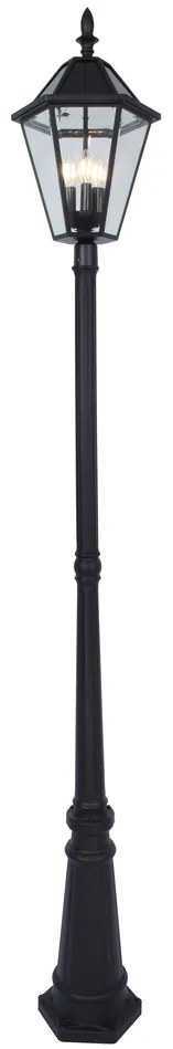 LUTEC 6951301189 LONDON solárne svietidlo/záhradný stĺpik E12 6W 2700lm IP44 bronzová