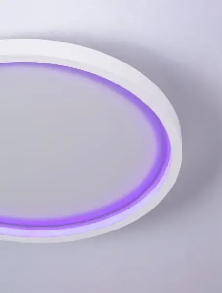 Moderné stropné svietidlo Chet RGB 39 s diaľkovým ovládaním