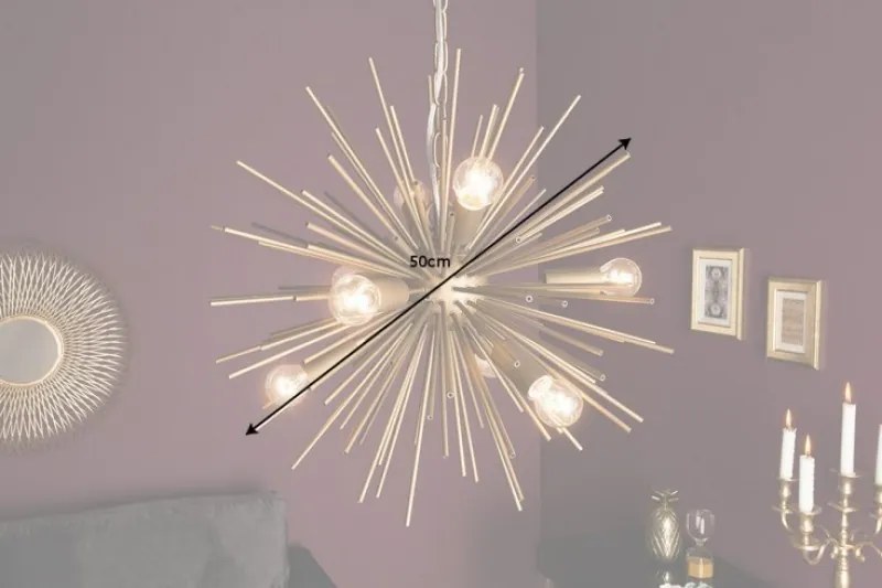 Závesná lampa Sunlight 50cm zlatá