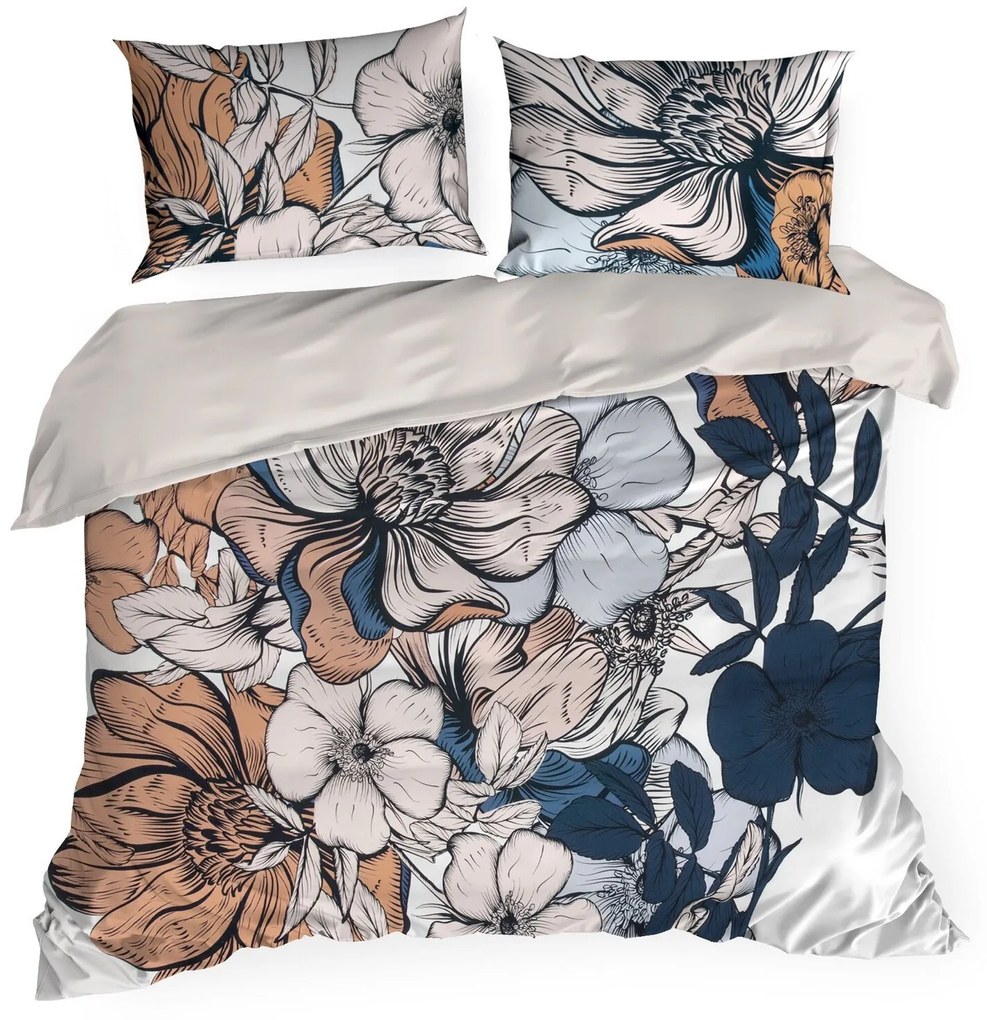 POSTEĽNÉ OBLIEČKY PREMIUM EMMA 220X200 CM, 2KS 70X80CM VZOROVANÉ