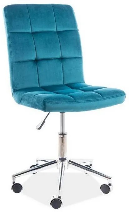 Expedo Detská stolička KEDE Q-020 VELVET, 45x87-97x40, bluvel 14, sivá