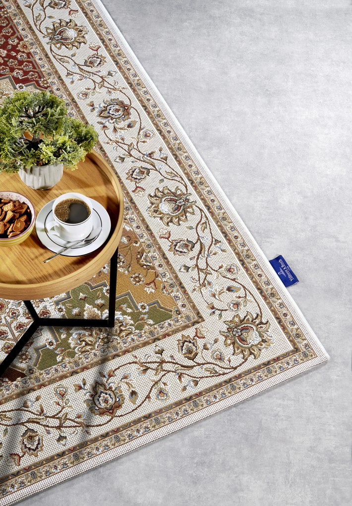 Kusový koberec Villeroy & Boch 106056 Cream, Multi – na von aj na doma, 200x285, viacfarebná, chodba / predsieň, Villeroy & Boch