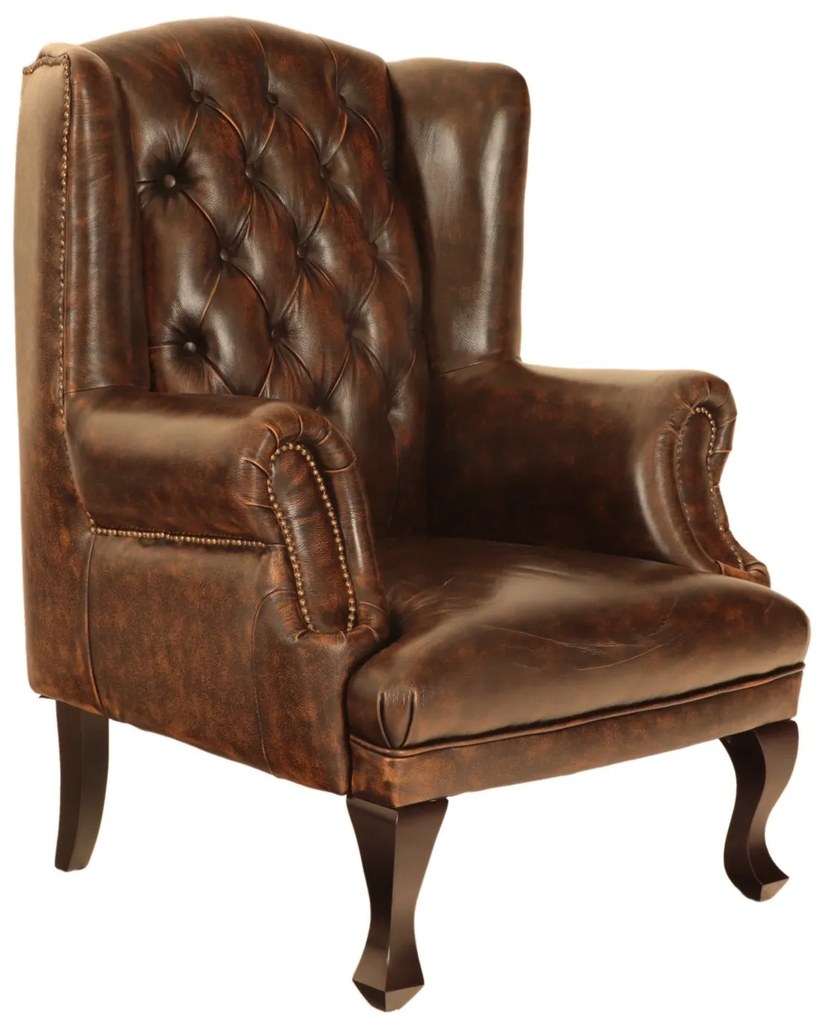 furniture-nabytek.cz - Křeslo Brusel z pravé hovězí kůže