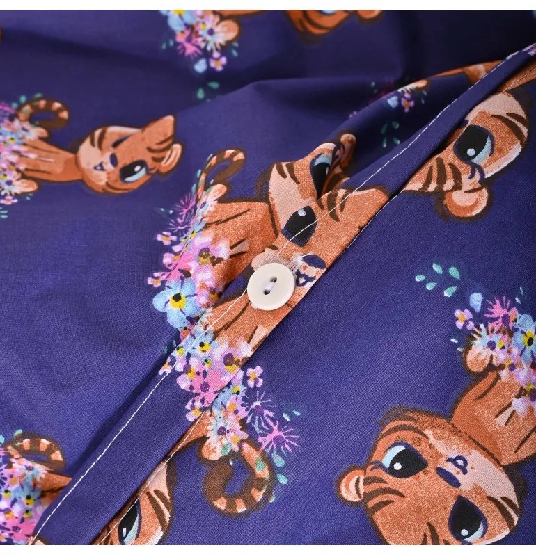 Obliečky detské bavlnené Tiger EMI, Štandardný set jednolôžko obsahuje 1x 140x200 + 1x 70x90