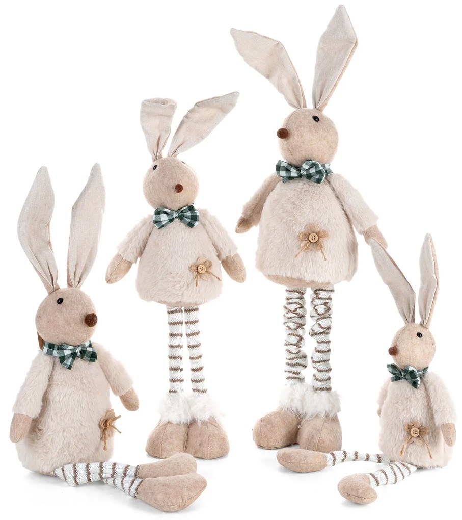 VEĽKONOČNÁ FIGÚRKA BUNNY2 13X42 CM VIACFAREBNÁ