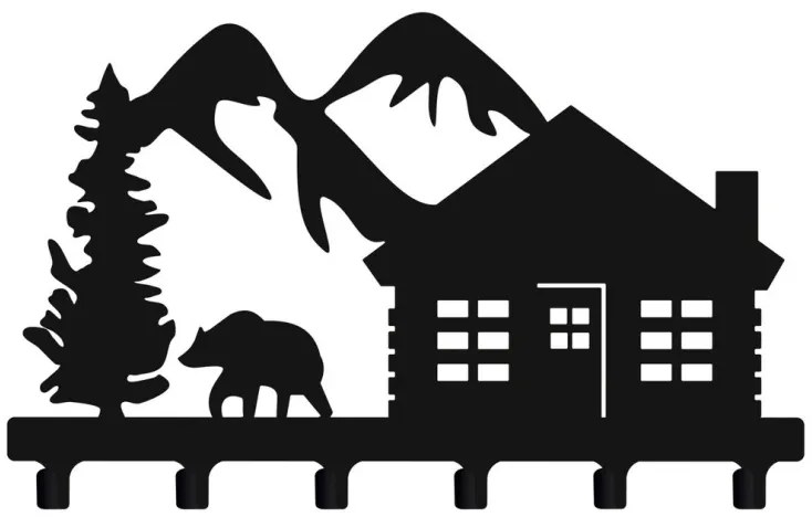 Vešiak na stenu do chodby CHATA