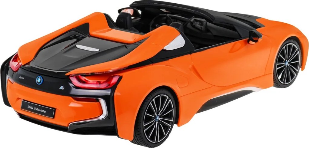 BMW i8 Roadster oranžový RASTAR model 1:12 Auto na diaľkové ovládanie + 2,4 GHz diaľkové ovládanie