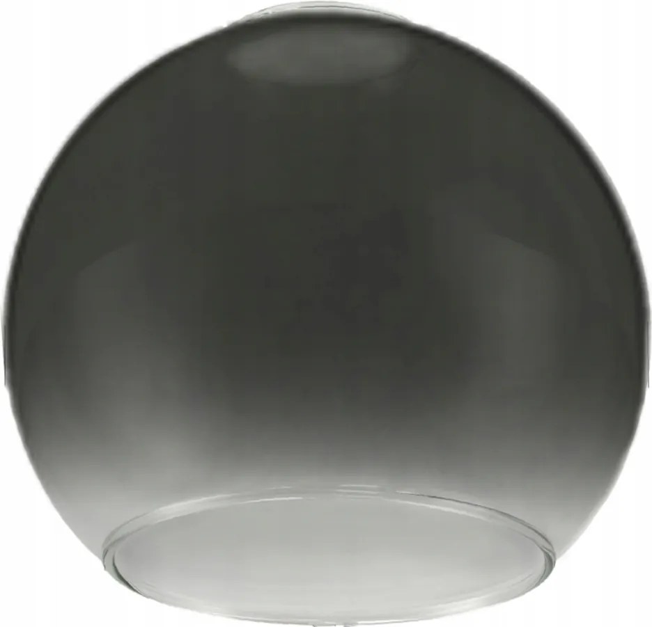 Sklenené tienidlo pre stropnú stolovú lampu v tvare gule, dymovosivý prechod