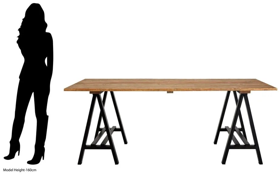 Jedálenský stôl z borovicového dreva 100x200 cm Hampstead – Premier Housewares