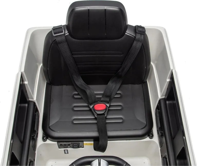 LEAN CARS Akumulátorové vozidlo Mercedes G 4x4 24 V 2580, biele