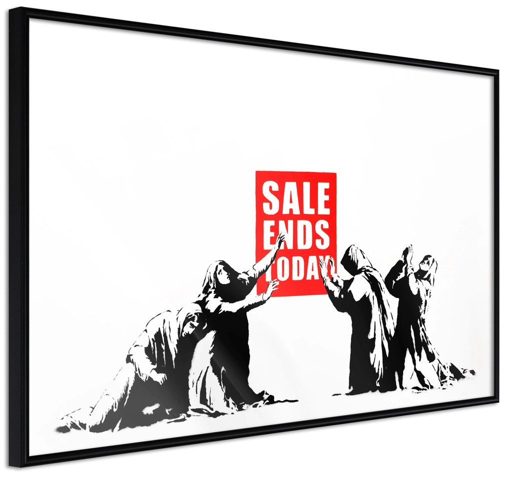 Artgeist Plagát - Sale [Poster] Veľkosť: 90x60, Verzia: Čierny rám