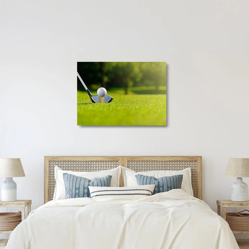Sklenený obraz - Golf (70x50 cm)