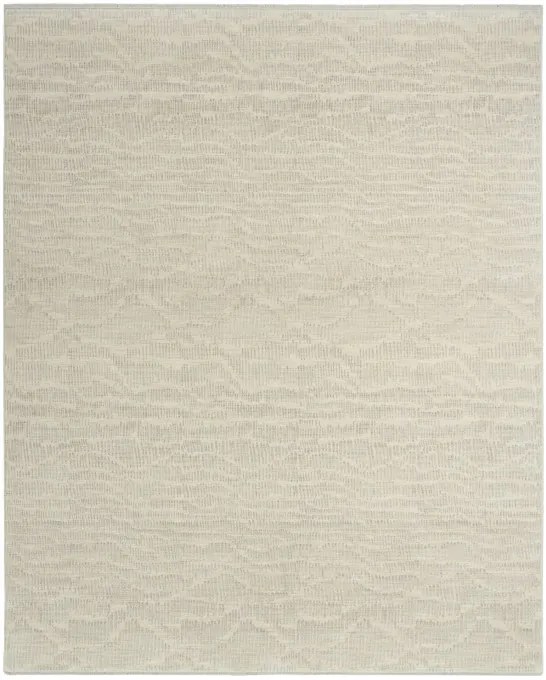 Koberec CALVIN KLEIN NOTES 1 Ivory / strieborný