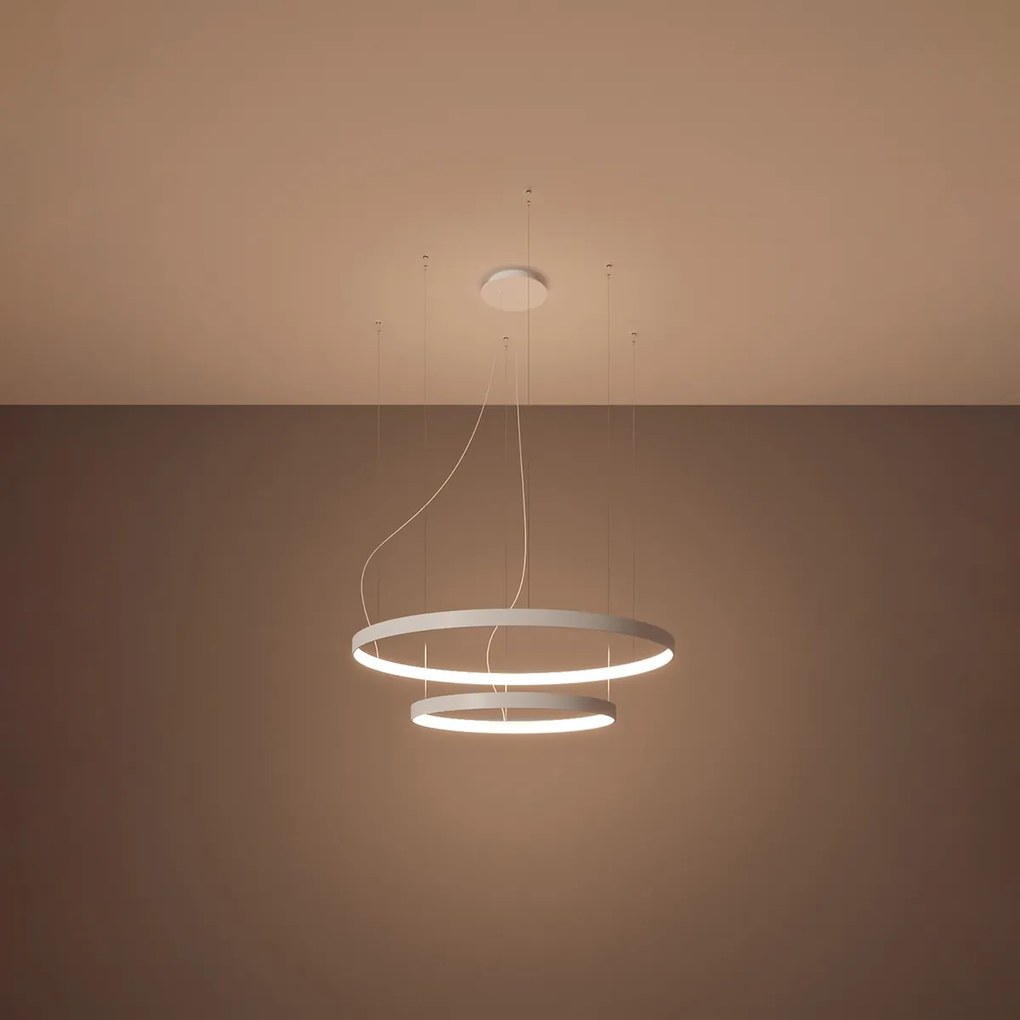 Závesné LED svietidlo Rio 2 55/78, 2x LED 80w, 3000k, w