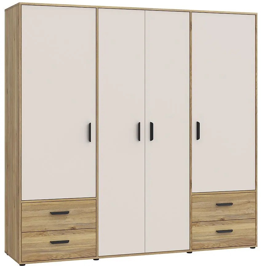 Skriňa Mokkaro Moks841-M802 Piesok/Dub Mauvella