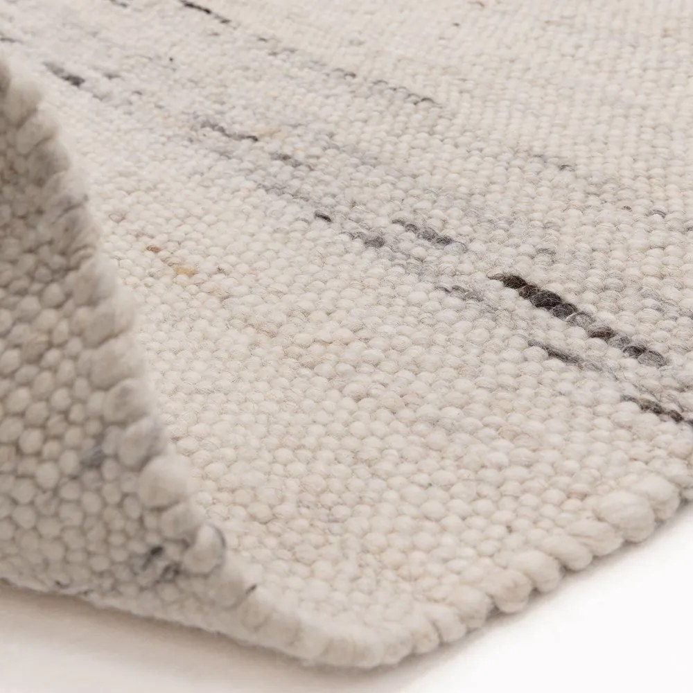 Slonovinový obojstranný/ručne tkaný koberec s prímesou vlny 120x170 cm Birkdale Ivory – Asiatic Carpets