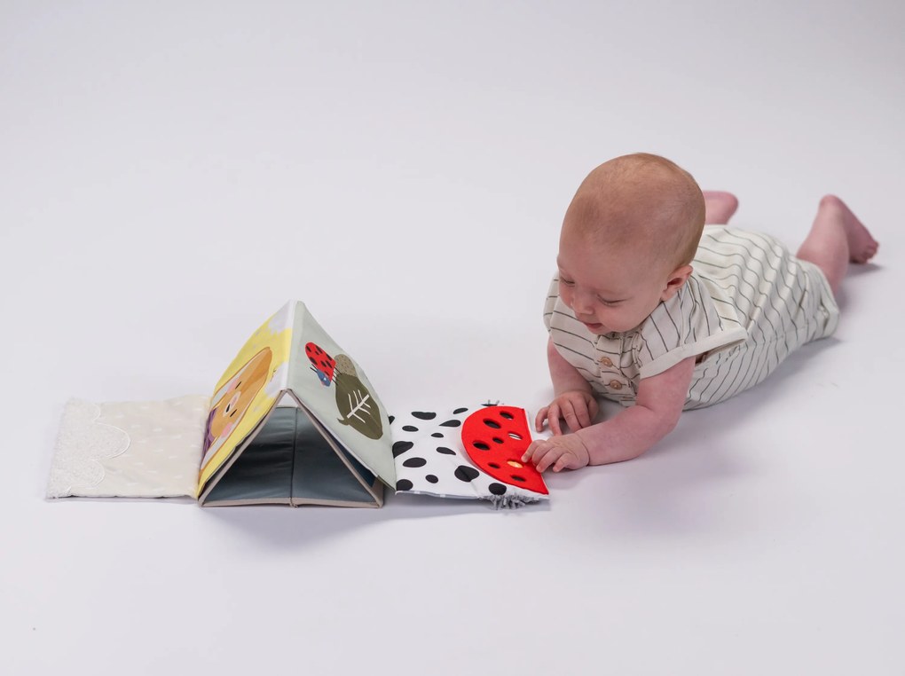 Knižka pre hru na brušku Sensory Book