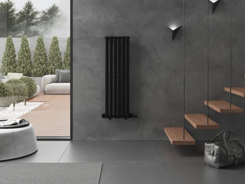 Mexen Oregon, vykurovacie teleso 1200 x 360 mm, 417 W, čierna, W202-1200-350-00-70