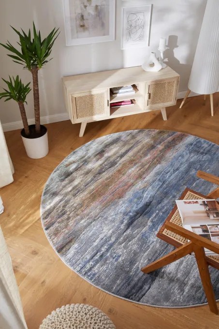 Koberec RAGOLLE Argentum 63814 2626 kruh