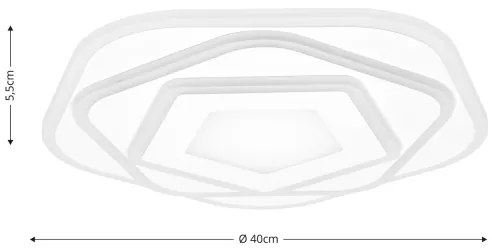 Brilagi - LED Stmievateľné stropné svietidlo MODERN LED/64W/230V 2700-6500K + DO