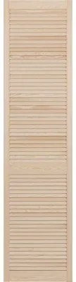 Dvere lamelové 242,2x39,4 cm borovica