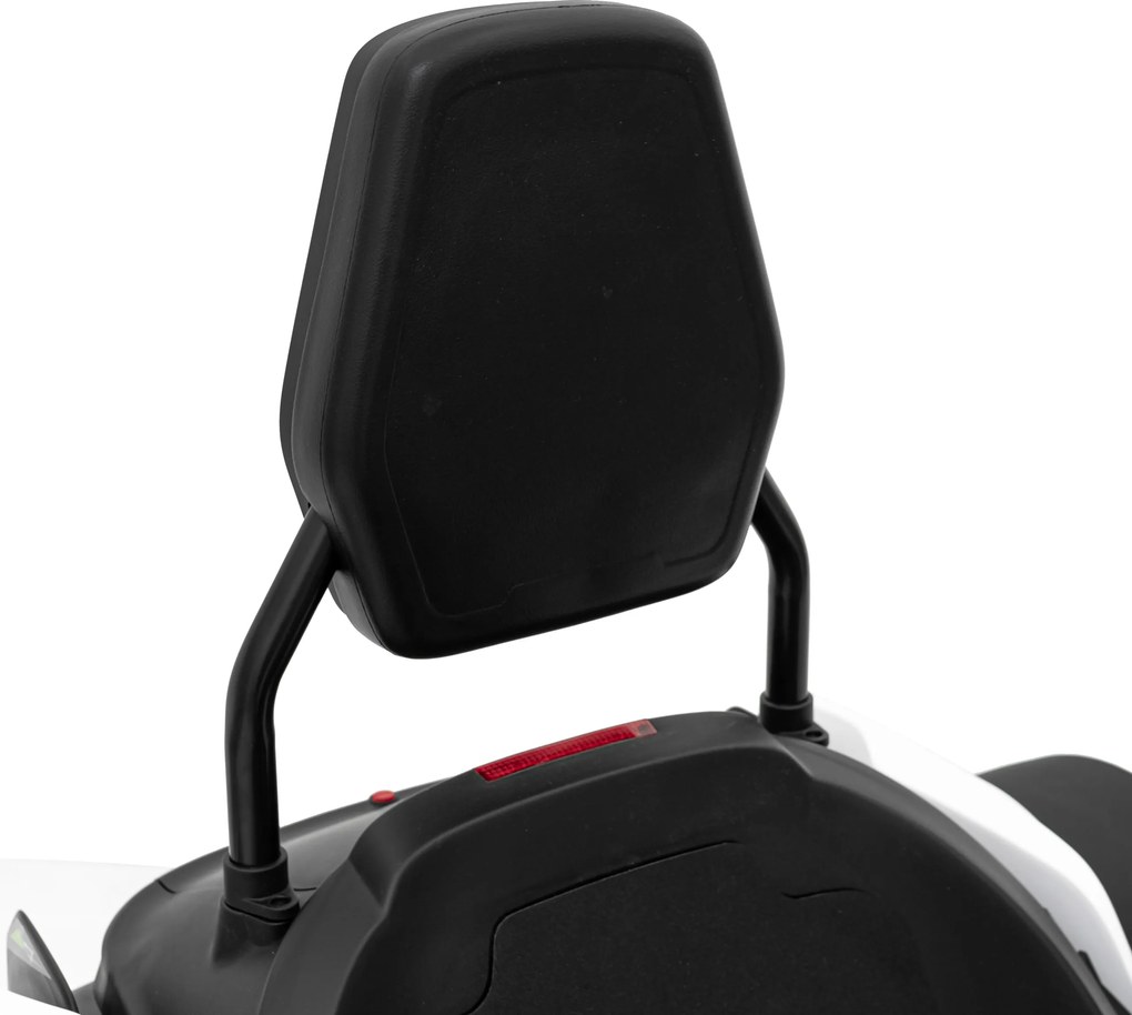 Ramiz Detská motokára na batérie Fast 3 Drift biela + funkcia Drift + motory 2x150W + rádio LED + pásy