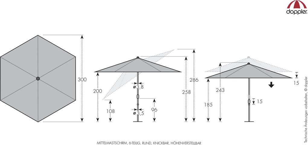 Doppler myZone nadvihovacia oranžová