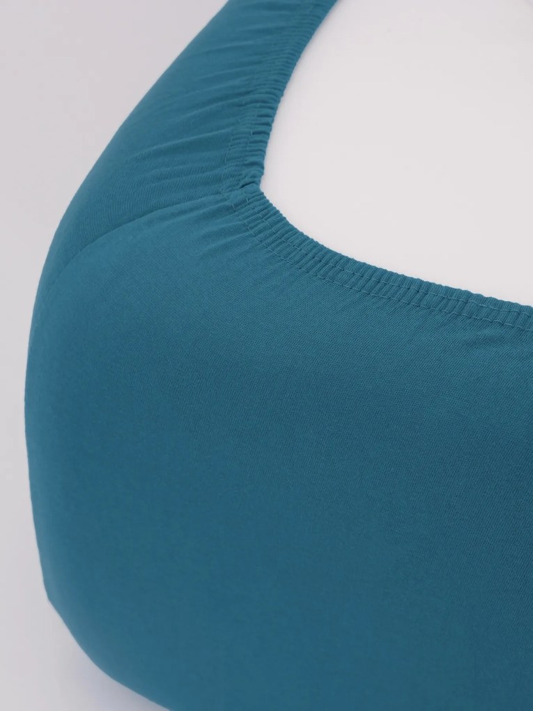 Jersey plachta Classic 90 × 200 cm - petrolejová