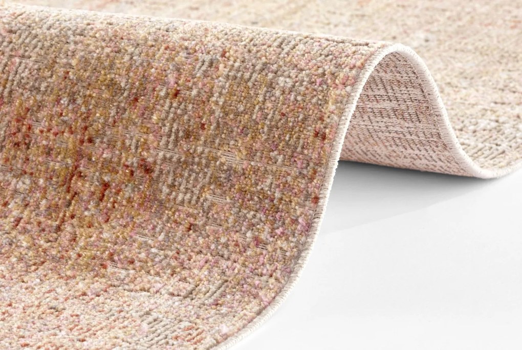 Hanse Home, Kusový koberec Cairo 105585 Gizeh Cream Red – na von aj na doma, 240x340, oranžová, chodba / predsieň