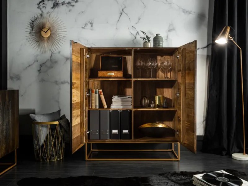 Onyx komoda 100 cm hnedá