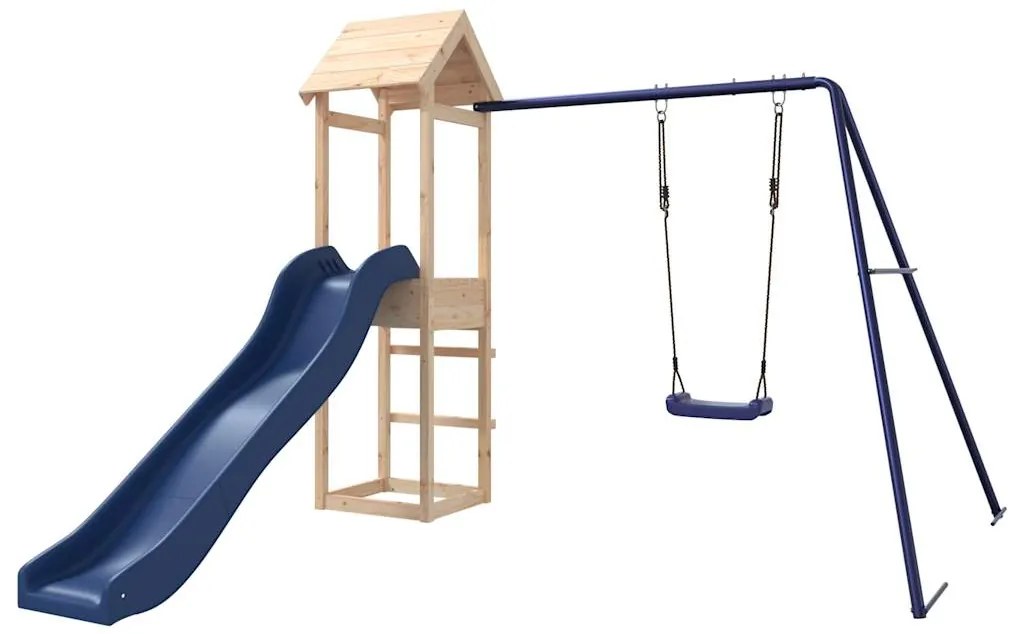 Vonkajšia súprava na hranie masívna borovica