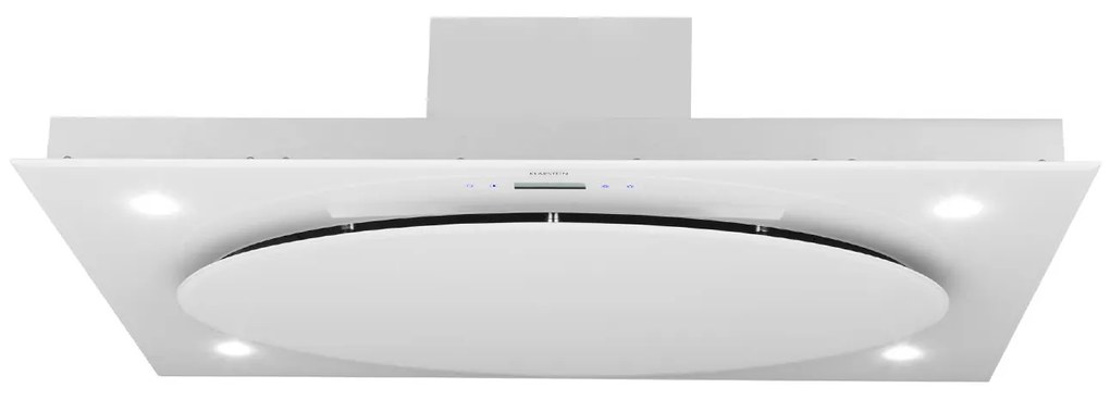 Klarstein Secret Service, digestor, 110 cm, stropný, 987 m³/h, sklo, LED, biely