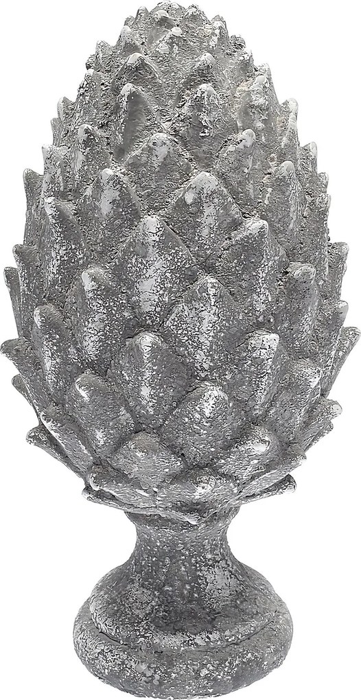 Dekoratívna figúrka Pinecone Grey 15x15x30 cm