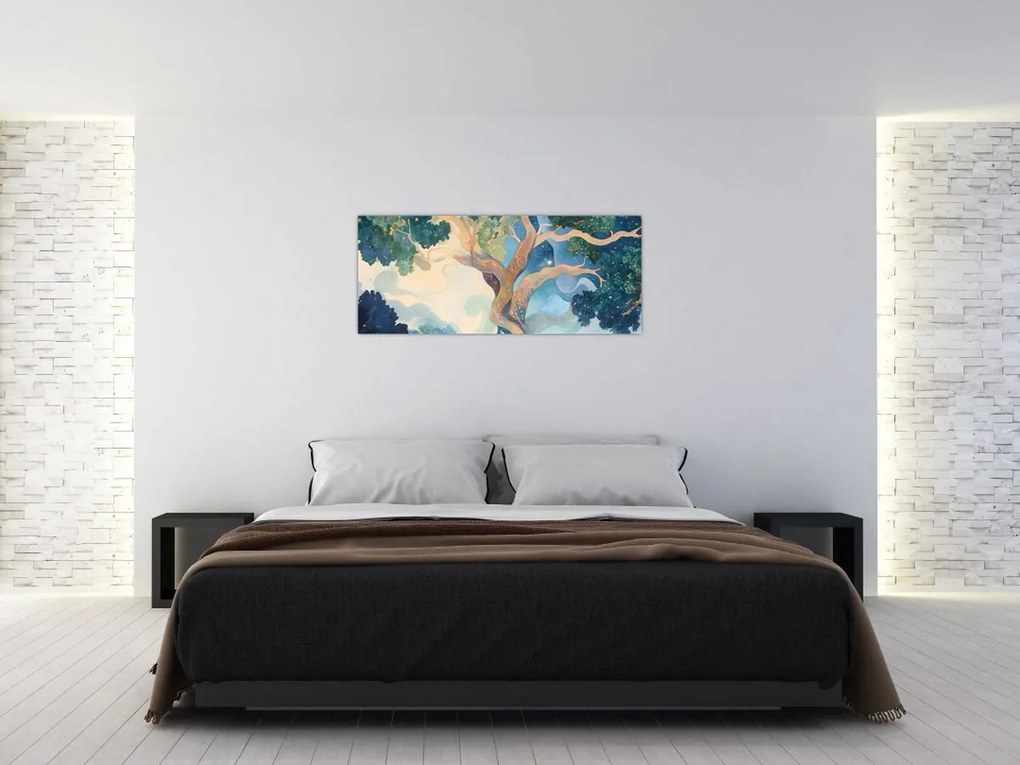 Obraz – Vesmírny strom (120x50 cm)
