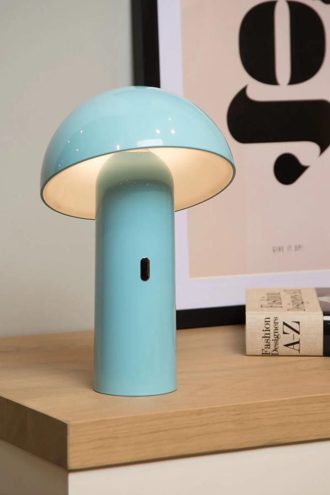 LUCIDE Stolná LED lampička do detskej izby FUNGO, 7,5 W, teplá biela, modrá