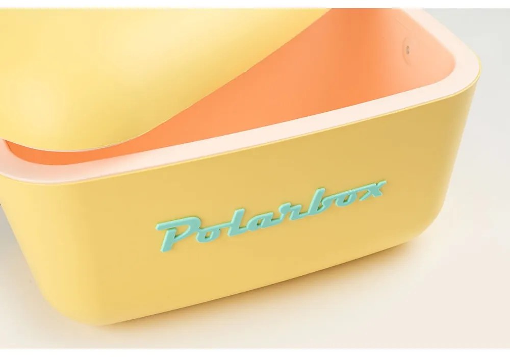 Žltý chladiaci box 20 l Classic – Polarbox