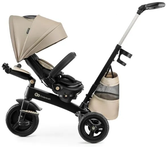 KINDERKRAFT - Detská trojkolka 5v1 EASYTWIST béžová